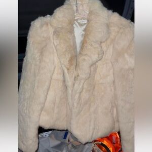 Luxury 70s 100% Real Rabbit Fur Coat - Perfect Condition